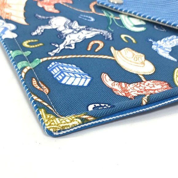 authenticity guaranteed HERMES flat Western Company GM envelope case - Picture 11 of 16